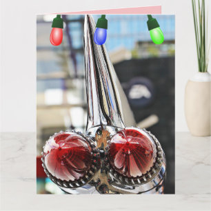 KLASSISCHE AUTO-FINS-CADDY-WEIHNACHTSKARTEN KARTE