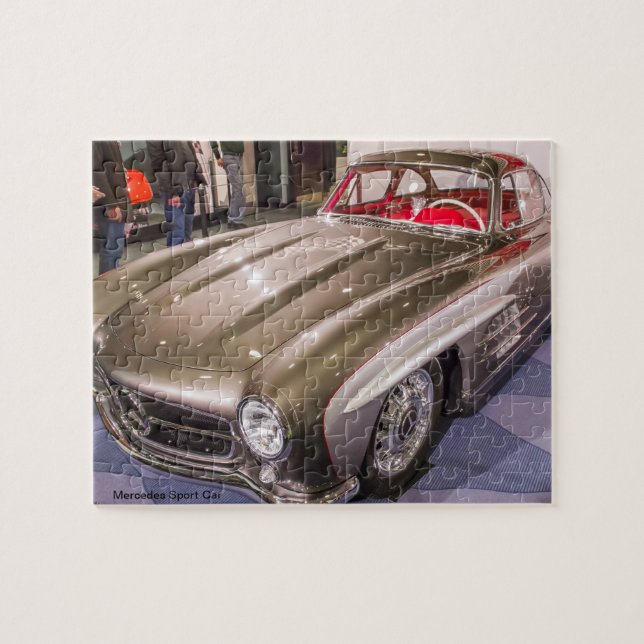 Klassische Auto-Reihe - Mercedes-Sportwagen Puzzle (Horizontal)