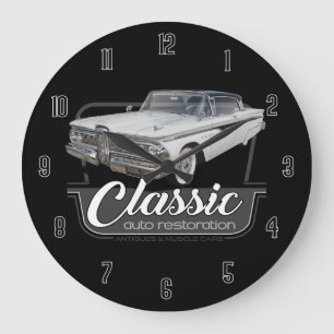 Klassische Auto-Restauration Große Wanduhr