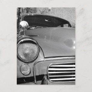 KLASSISCHE AUTO-SCHWARZWEISS-FOTOPOSTKARTEN POSTKARTE