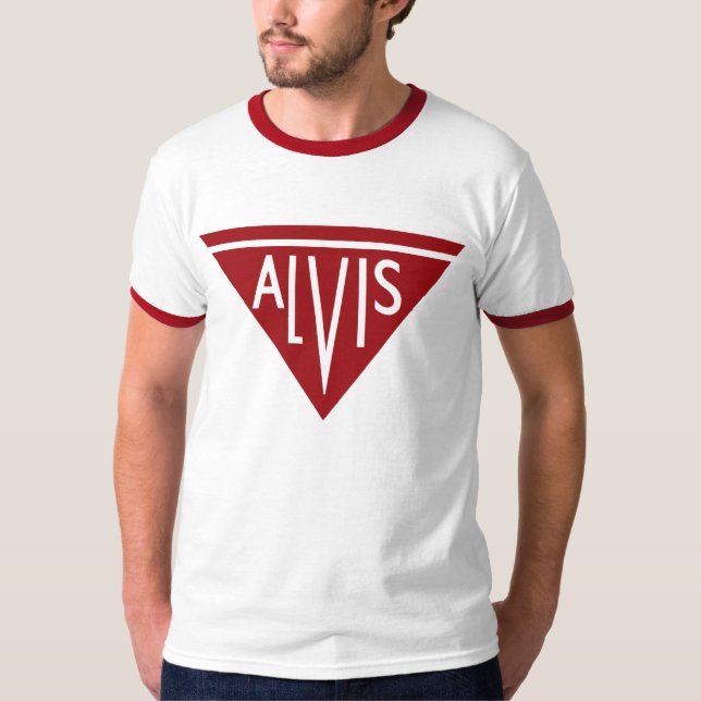 Klassische Autologo-Remake Alvis Automobile T-Shirt (Vorderseite)