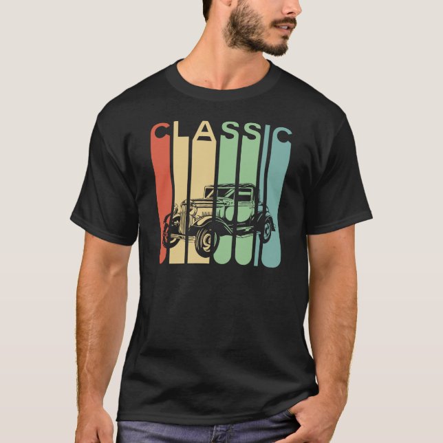 Klassische Automarken T-Shirt (Vorderseite)