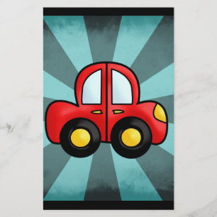 Klassische Automobil-Kunst Retro-Automobil-Druck Briefpapier