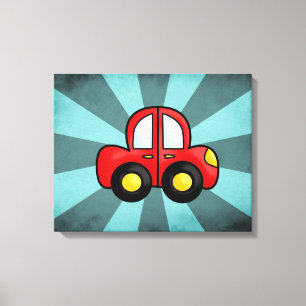Klassische Automobil-Kunst Retro-Automobil-Druck Leinwanddruck