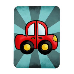 Klassische Automobil-Kunst Retro-Automobil-Druck Magnet
