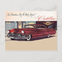 Klassische Automobil-Postkarte