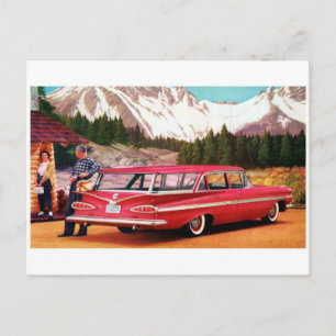 Klassische Automobil-Postkarte Postkarte