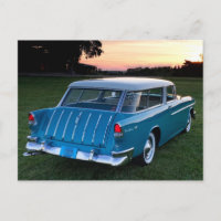 Klassische Automobil-Postkarte