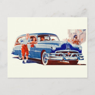 Klassische Automobil-Postkarte Postkarte