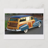 Klassische Automobil-Postkarte