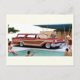 Klassische Automobil-Postkarte Postkarte