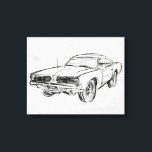 Klassische Automobilskizze IV Leinwanddruck<br><div class="desc">Classic Car Sketch IV von Annie Warren</div>