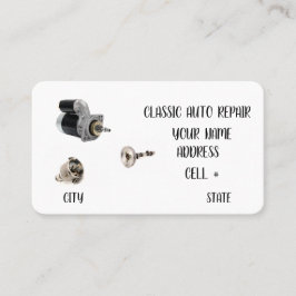 Klassische Autoreparatur-Visitenkarte Visitenkarte