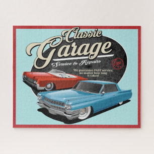 Klassische Autos der 1960er Jahre Puzzle