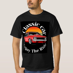 Klassische Autos genießen die Fahrt. T-Shirt