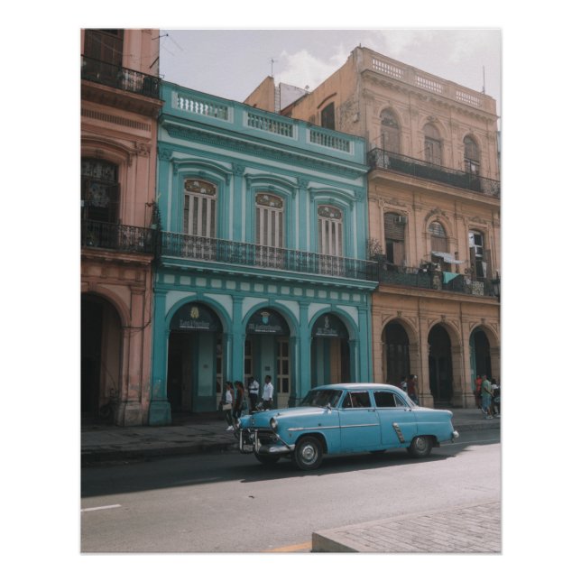 Klassische Autos mit der besten Aussicht Berühmte  Poster (Vorderseite)