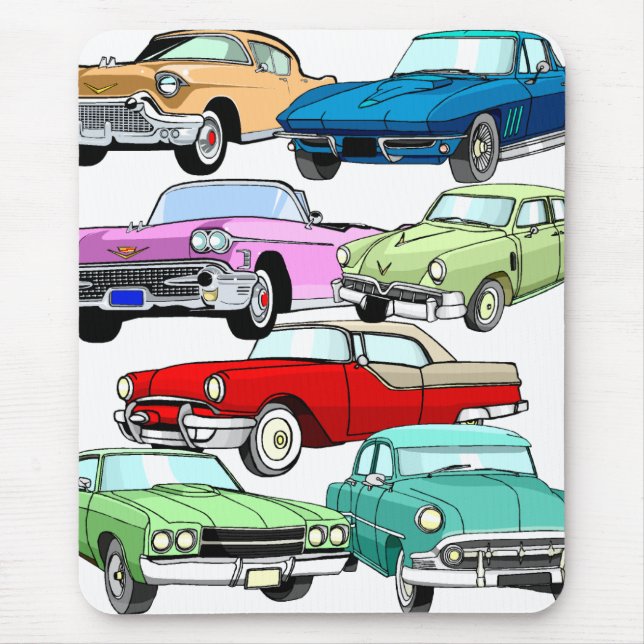 Klassische Autos Mousepad (Vorne)