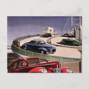 Klassische Autos Postkarte