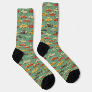 Klassische Autos Trendige Vintage Mitteljahrhunder Socken