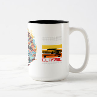 Klassische Autos Zweifarbige Tasse