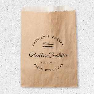 Klassische Backwaren-Logo-Cookie-Tüten für die Hei Geschenktütchen
