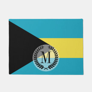 Klassische bahamische Flagge Fußmatte