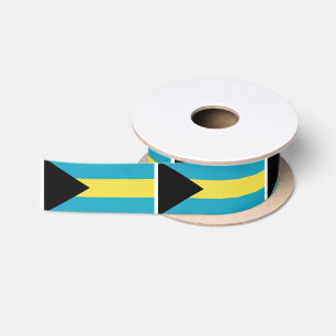Klassische bahamische Flagge Satinband