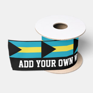 Klassische bahamische Flagge Satinband