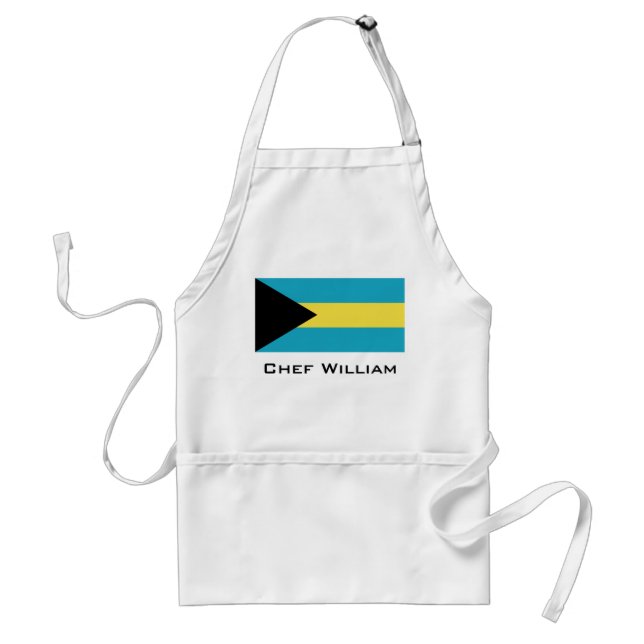 Klassische bahamische Flagge Schürze (Vorne)