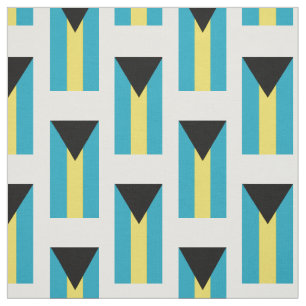 Klassische bahamische Flagge Stoff