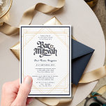 Klassische BAR MITZVAH-Qualitätsmarinemodelle Einladung<br><div class="desc">Diese moderne Bar Mitzvah Einladung kann klar oder mattiert sein,  Rechteck oder Bogen geformt,  wie gewünscht,  um Ihre Bedürfnisse Anzug. Sie können die Farbe des Textes in Designtools ändern. Auch in Acrylglas-Klarglas erhältlich. Anzeigen der Auflistung,  um alle Optionen anzuzeigen.</div>