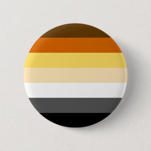 Klassische Bären-Pride-Flagge Button