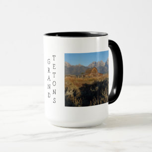 Klassische Barn und Grand Tetons Tasse