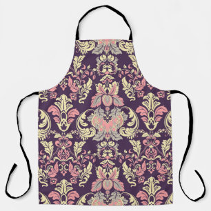 Klassische barocke, Vintage Tapete mit Blumen. Schürze