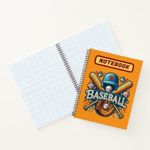 Klassische Baseball-Essentials / Stylische Retro-L Notizbuch