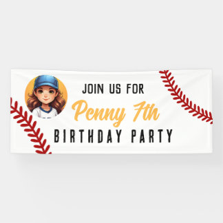 Klassische Baseball-Geburtstagsparty Banner