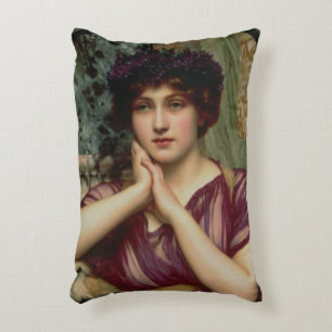 Klassische Beauty, 1901 (Öl auf Leinwand) Zierkissen