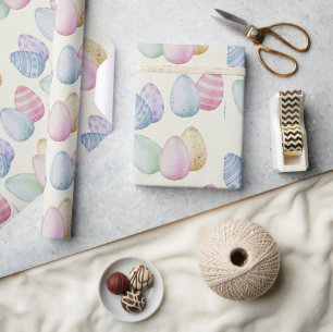 Klassische bemalte Ostereier Geschenkpapier
