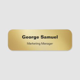 Klassische Bezeichnung für einfache Geschäftsmitar Namensschild