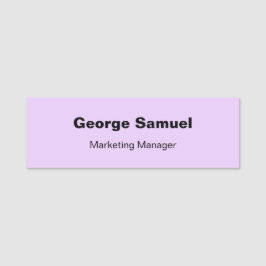 Klassische Bezeichnung für einfache Geschäftsmitar Namensschild