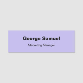 Klassische Bezeichnung für einfache Geschäftsmitar Namensschild