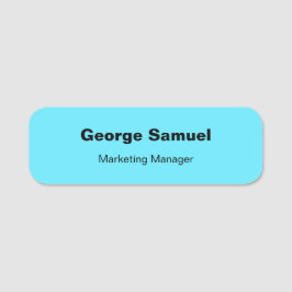 Klassische Bezeichnung für einfache Geschäftsmitar Namensschild