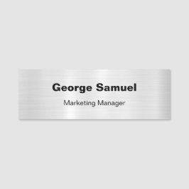 Klassische Bezeichnung für einfache Geschäftsmitar Namensschild