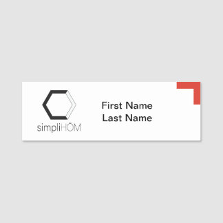 Klassische Bezeichnung Namensschild