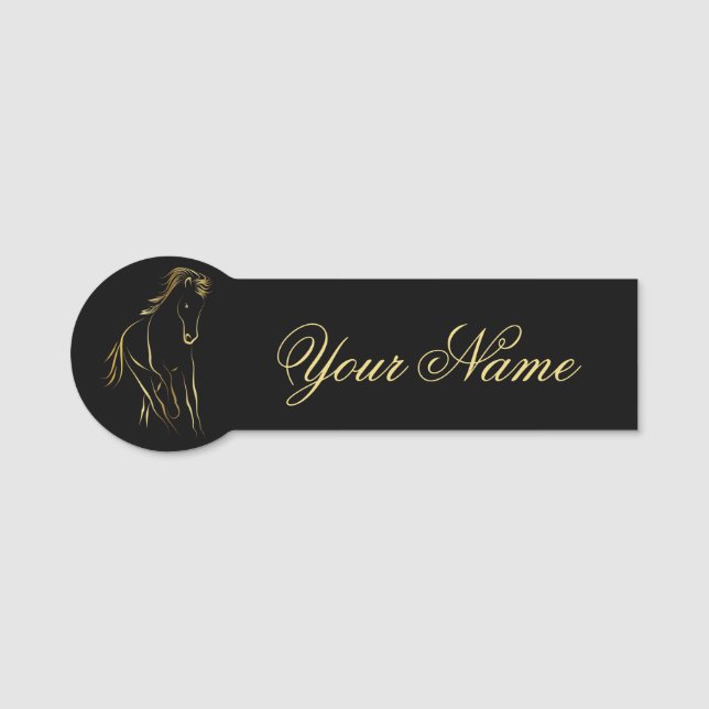 Klassische Bezeichnung Namensschild (Vorderseite)