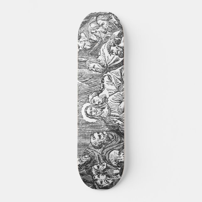 Klassische biblische Kunst Skateboard (Vorderseite)