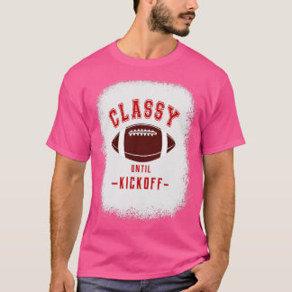 Klassische bis zum Kickoff Red Letters Sportfarben T-Shirt