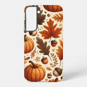 klassische Blätter/Kürbisse/Akkorde Herbst Samsung Galaxy Hülle