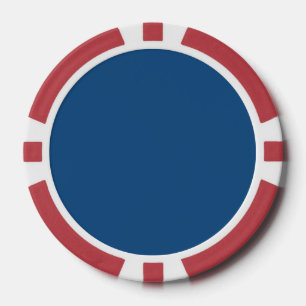 Klassische blaue Normallack des Frühlings-2015 Pokerchips
