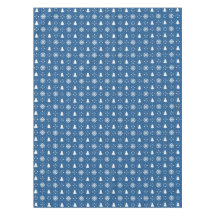 Klassische Blaue Schneeflocken Weihnachtsbäume